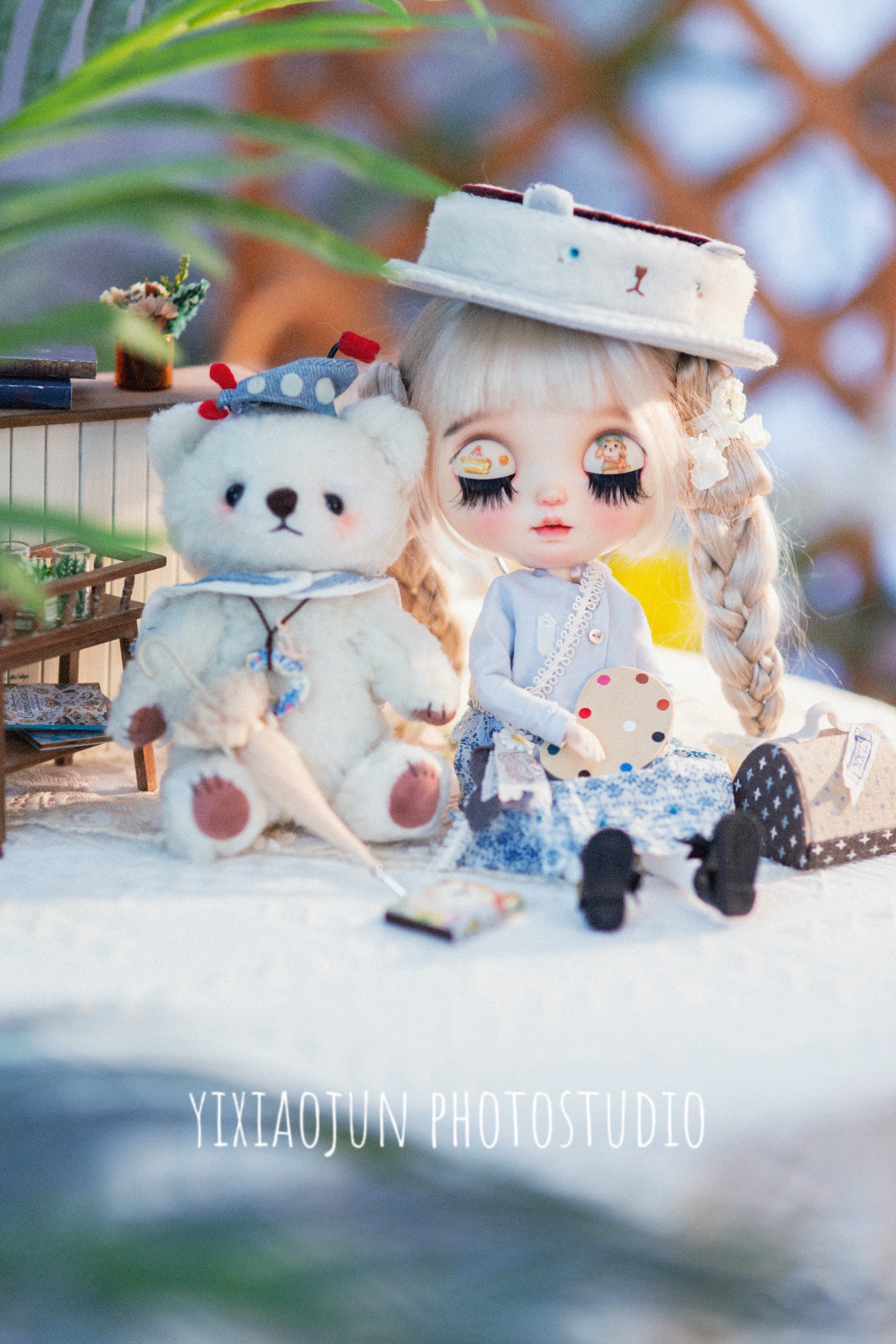 Blythe小布摄影今天是一组干干净净的度假风！娃妈 薄荷📷翼小君Blythe