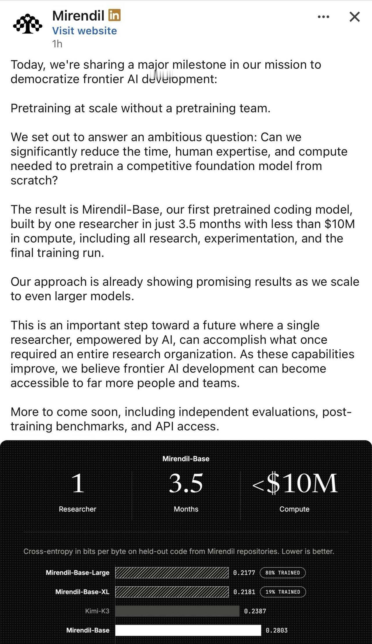 现在的ai公司真会包装自己的产品
这不就是用coding agent训出来一个大