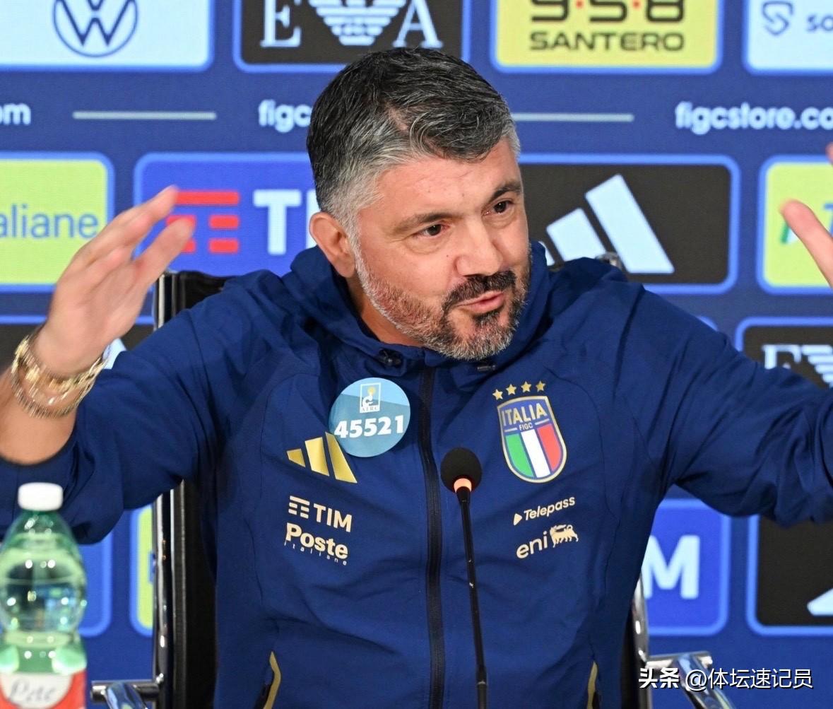 加图索或将迎来执教生涯最具挑战性的一场比赛

有传言称，意大利国家队内部已经开始