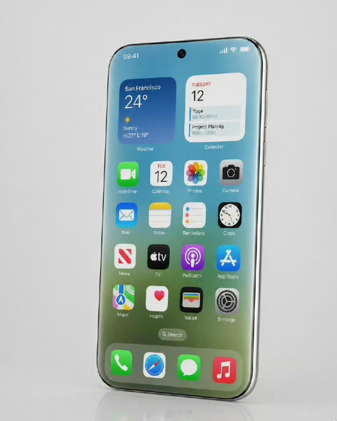 曝苹果将推出真全面屏手机苹果要做的这个四曲屏，跟咱们现在用的四曲屏还是有区别的视