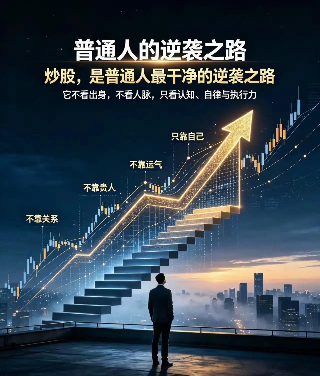 很多人说股市残酷，但炒股，其实是普通人最干净的逆袭路。打工拼时间，天花板很低；创