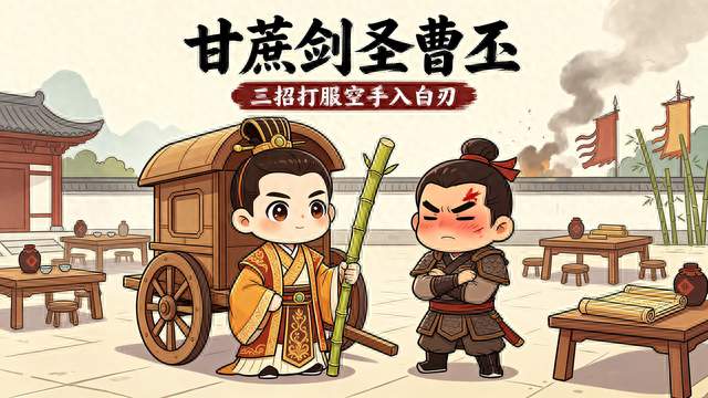 乱世谐趣：甘蔗剑圣曹丕，三招打服空手入白刃的将军