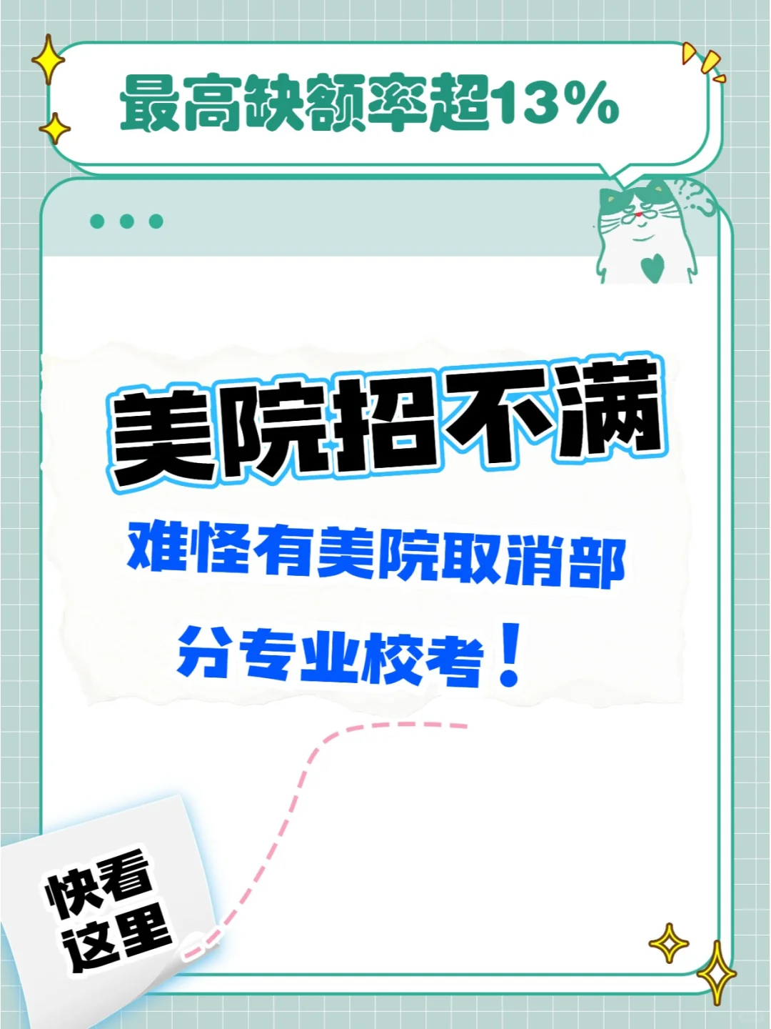 美院7所招不满！今年你考上的几率有多大？