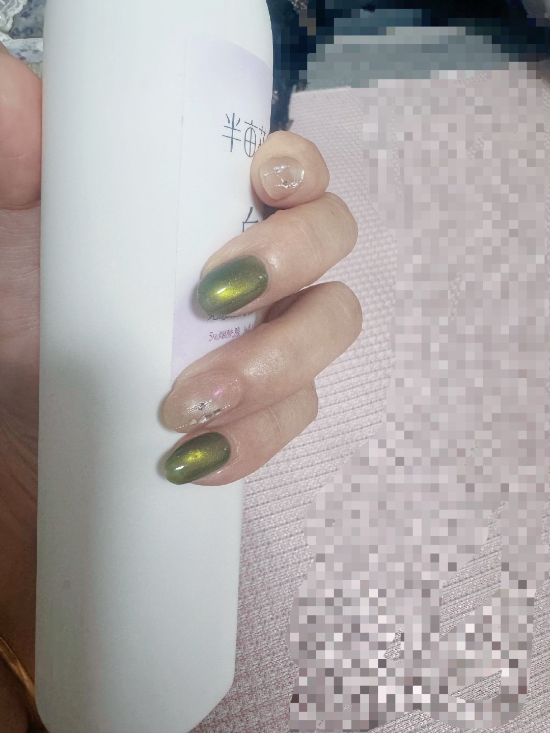 我想要的or我得到的，绿色的太深了！ 