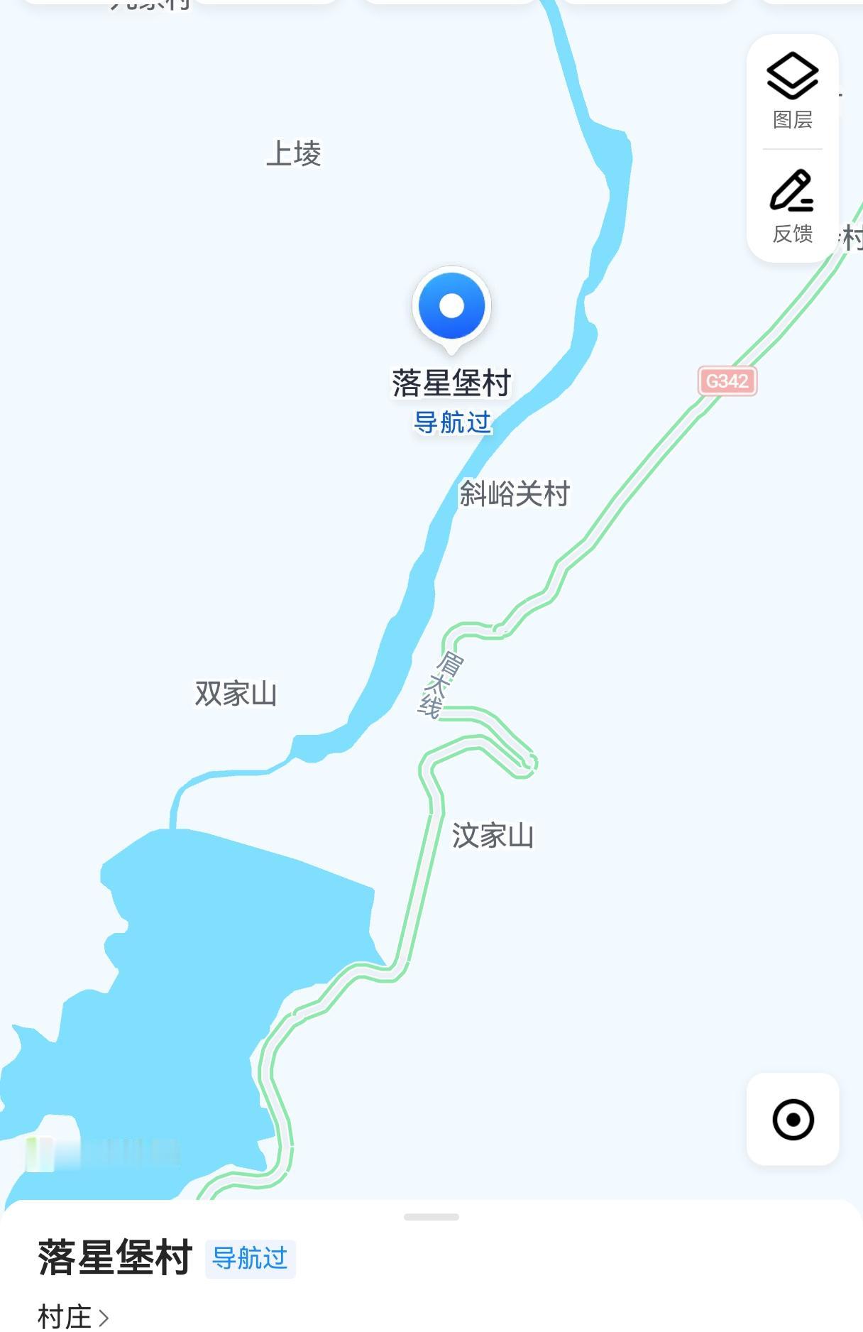 宝鸡竟然有这么惊艳的村名“落星堡”。

本来是打算去石头河水库转转的，
结果按照