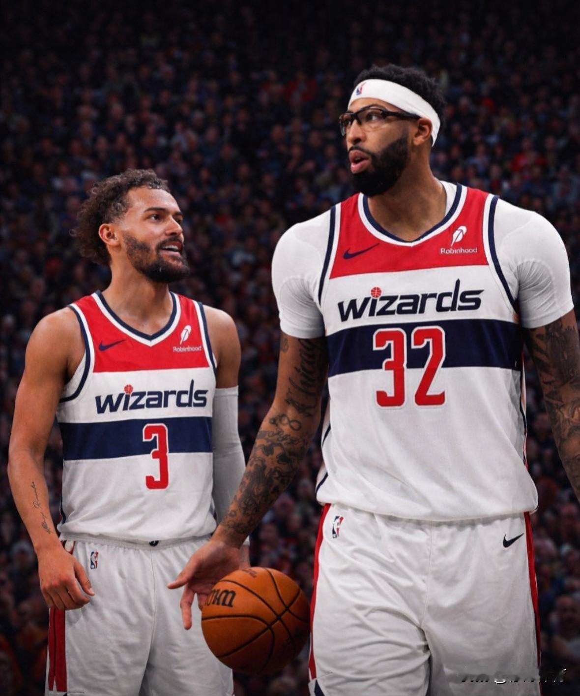 交易得到浓眉，奇才终于迎来最强首发阵容：

1、控球后卫：特雷杨，27岁，身高1