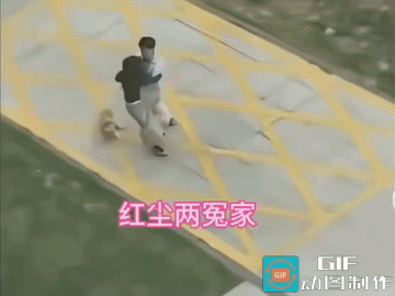 “不是冤家不聚头。”
男的先动了手，女子开始反击了。不过，女子的反击是有特点的，