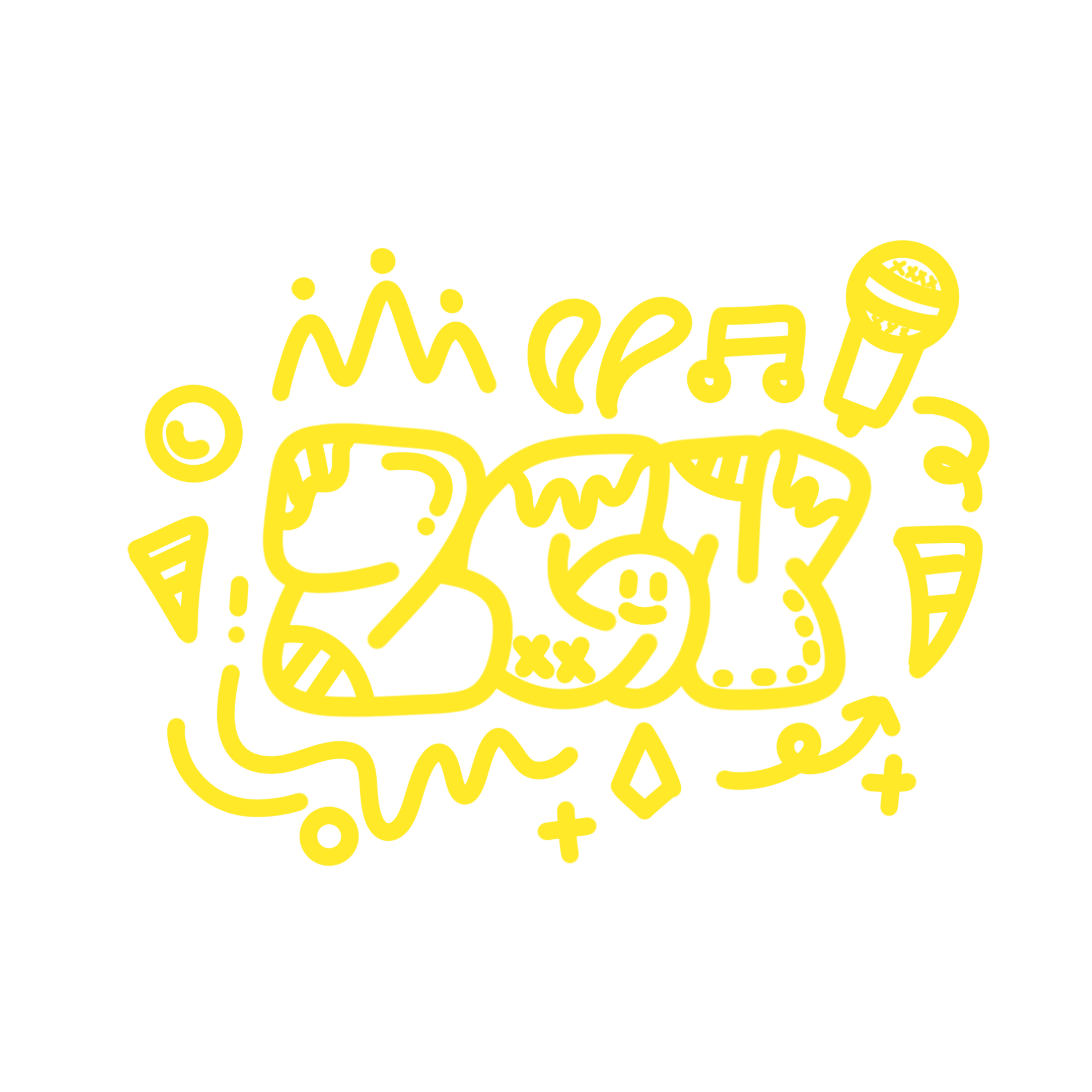 字母涂鸦欧耶耶耶 