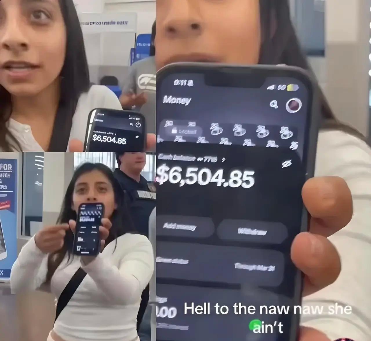 沃尔玛吵架！女子被骂穷鬼气得亮账户 6504.85美刀，这叫穷鬼？

排队时被骂