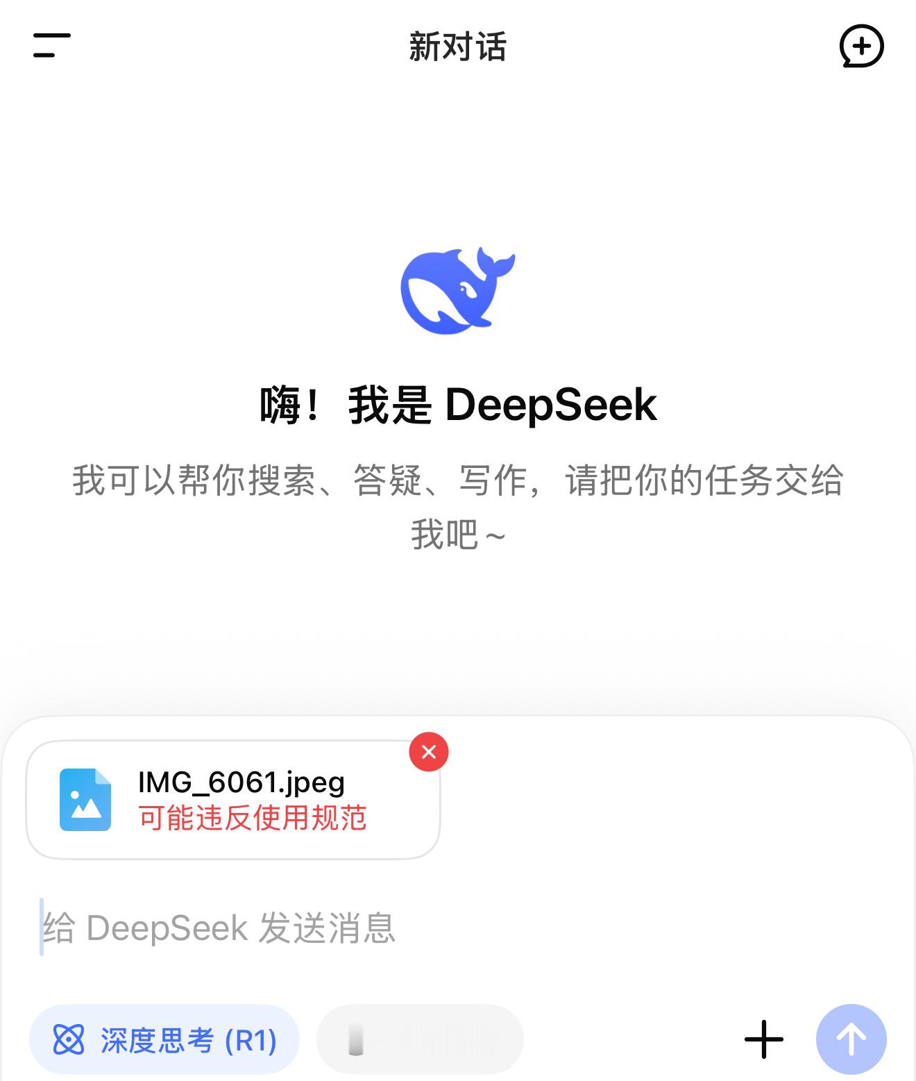 高考作文想用DeepSeek写一下今年的全国高考1卷作文，提示可能违反使用规范！