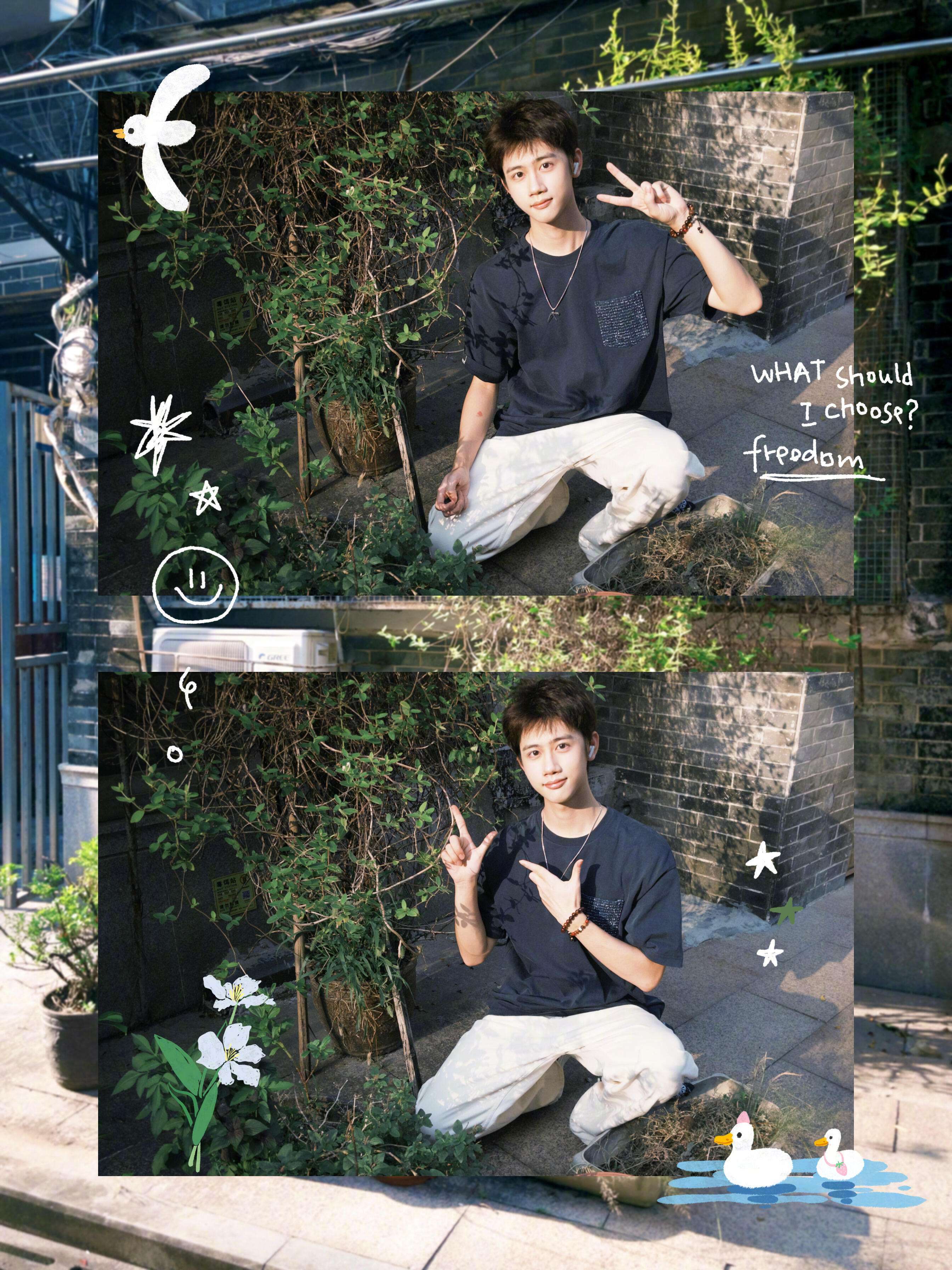 广州plog 同福西 小巷中的光影交织🎞️今天挑战一个人出门拍照带着自拍杆和手