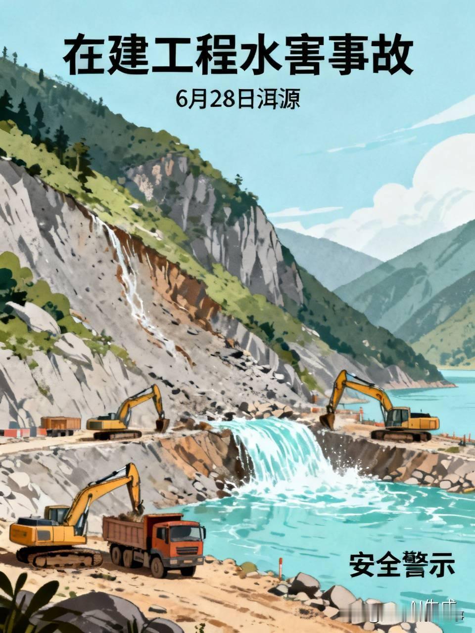 6月28日洱源发生的在建工程水害事故，实在让人揪心！[伤心][伤心][伤心]
