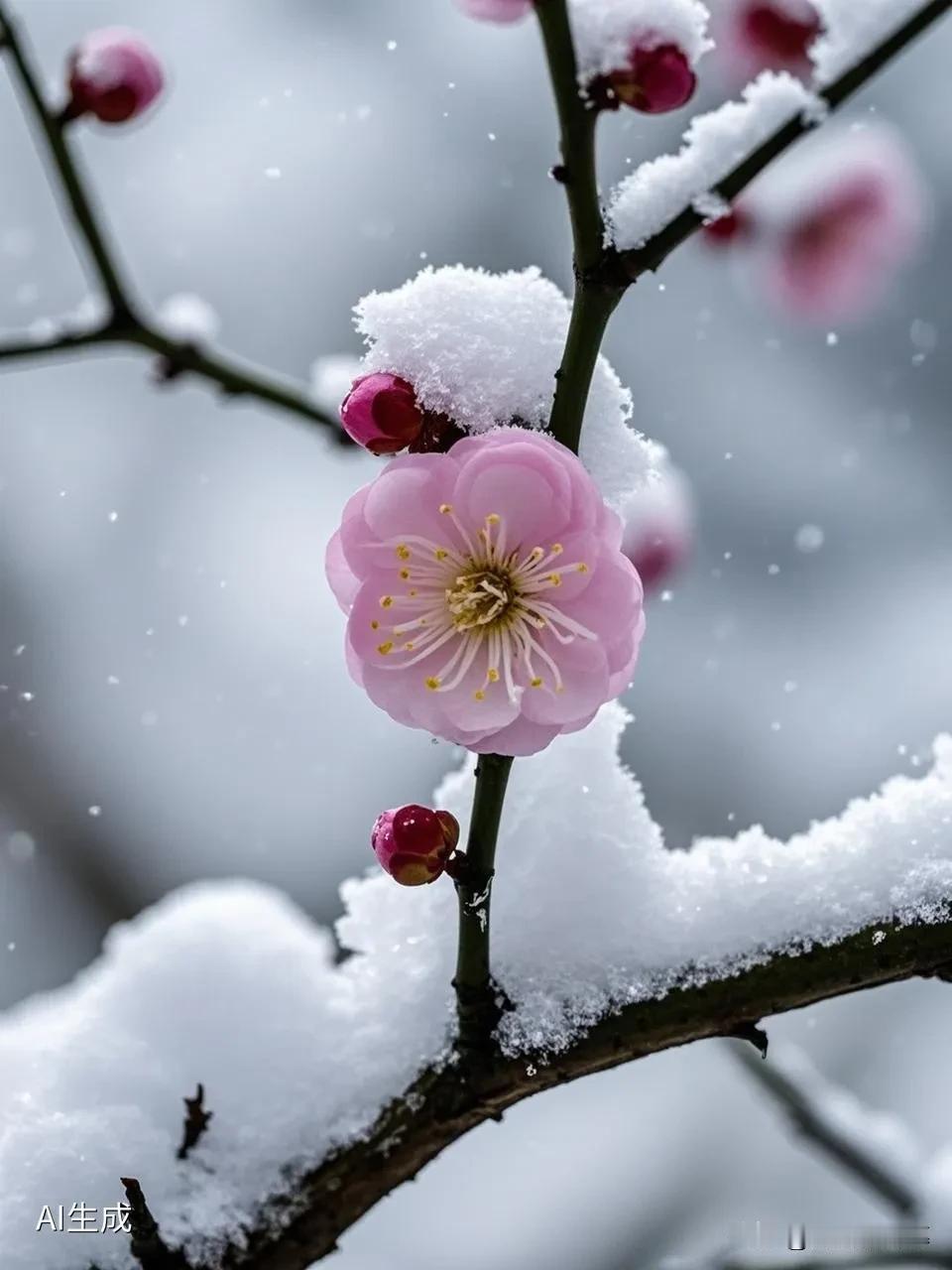 减字木兰花 · 咏梅呈万教

作者：卢炳

冰姿雪艳。天赋精神偏冷淡。惟有清香。