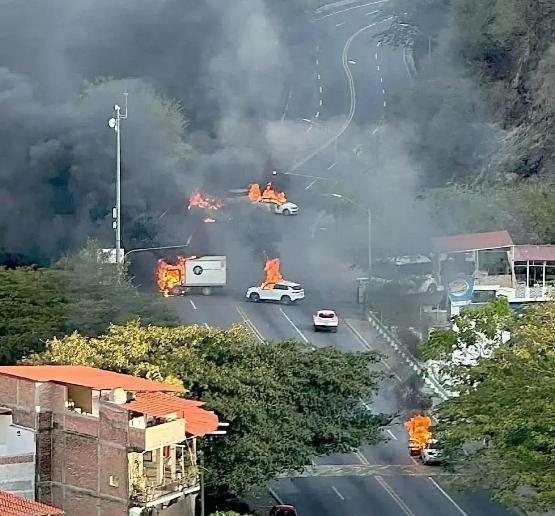 墨西哥全国大乱。就因为2月22日墨西哥最大的贩毒组织CJNG老大塞万提斯在墨西哥