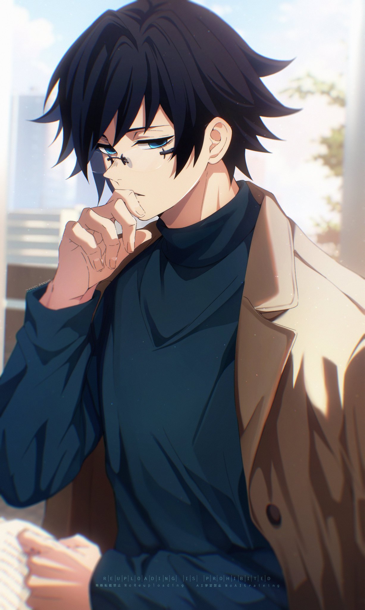 鬼灭之刃 短发义勇 是心动的感觉（画师:Illust_Man_2020）  