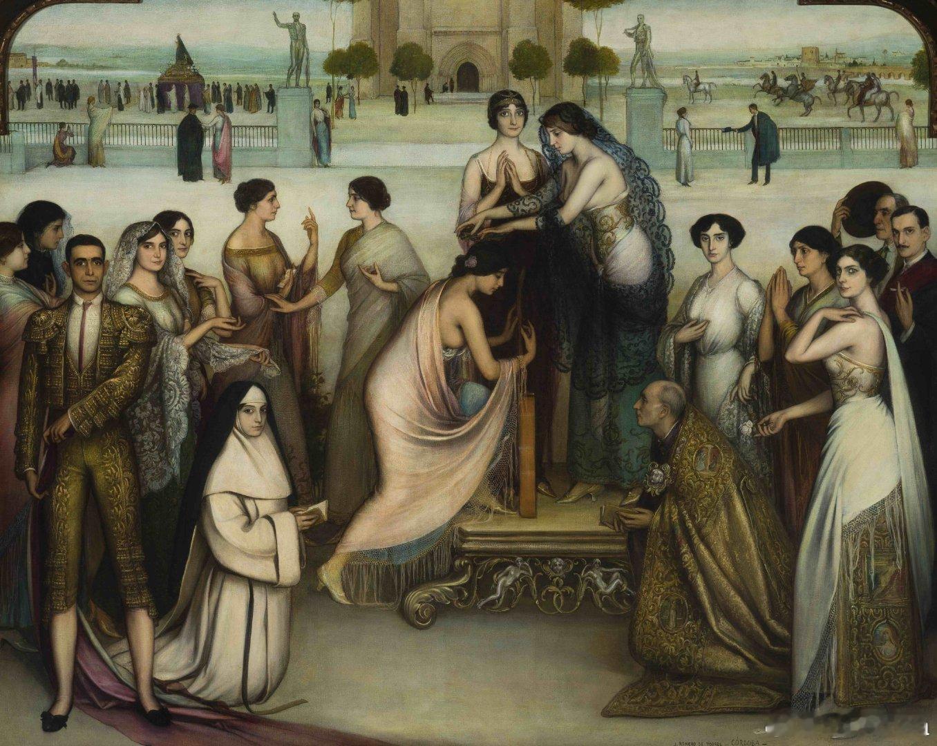 西洋历史文化鱼缸 历史知识西班牙画家胡利奥·罗梅罗·德·托雷斯 (Julio R