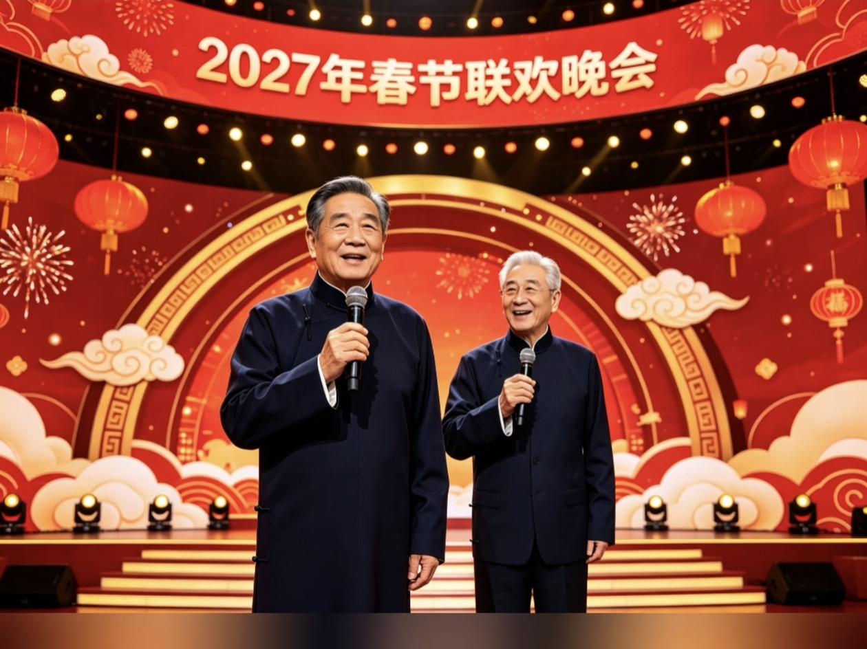 建议2027年央视春晚恢复相声节目。
去年的春晚上，相声竟然44年来第一次缺席，