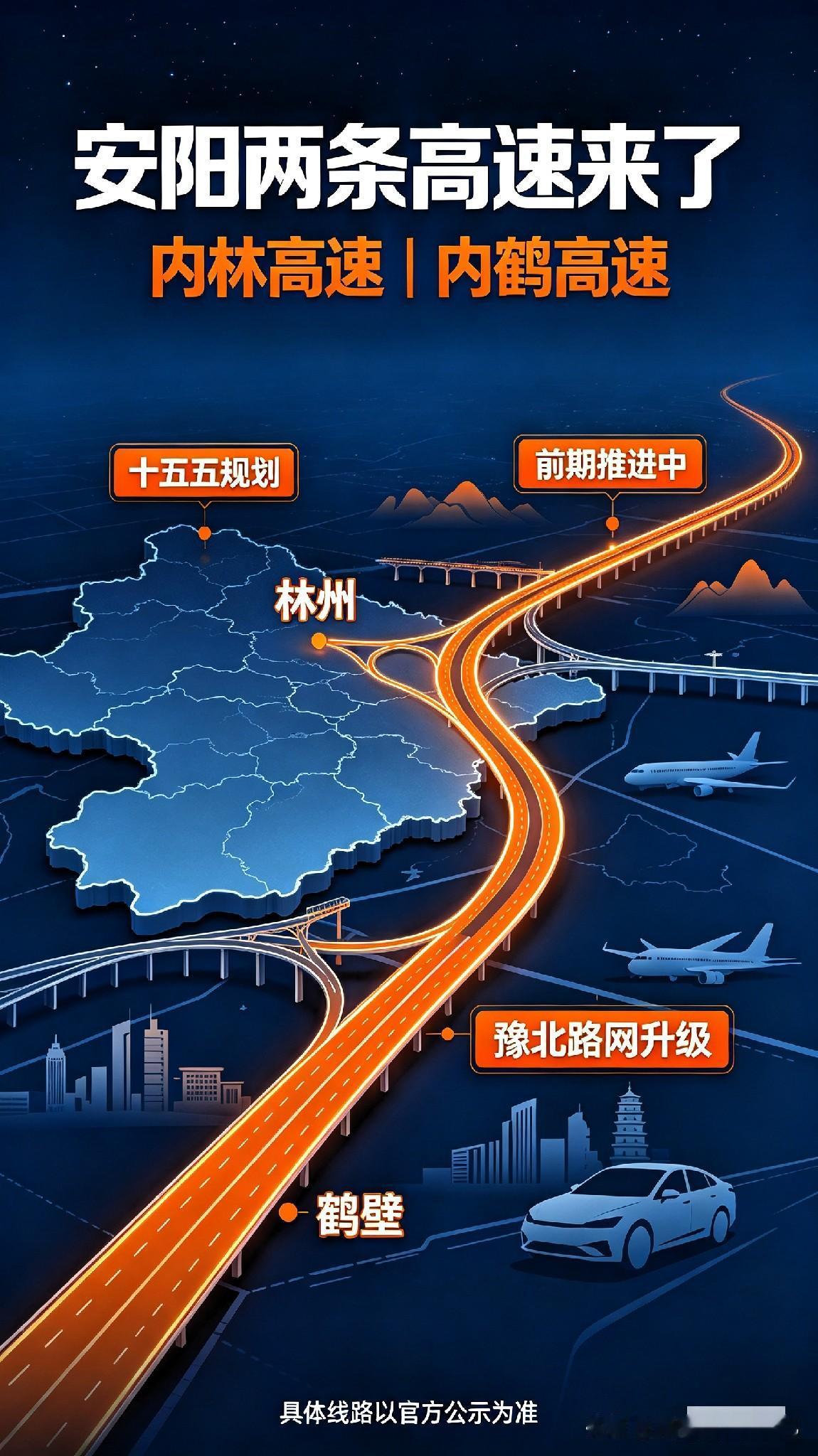 总投资近140亿！十五五谋划，安阳补齐高速短板
​

 安阳老乡看过来！本地规划