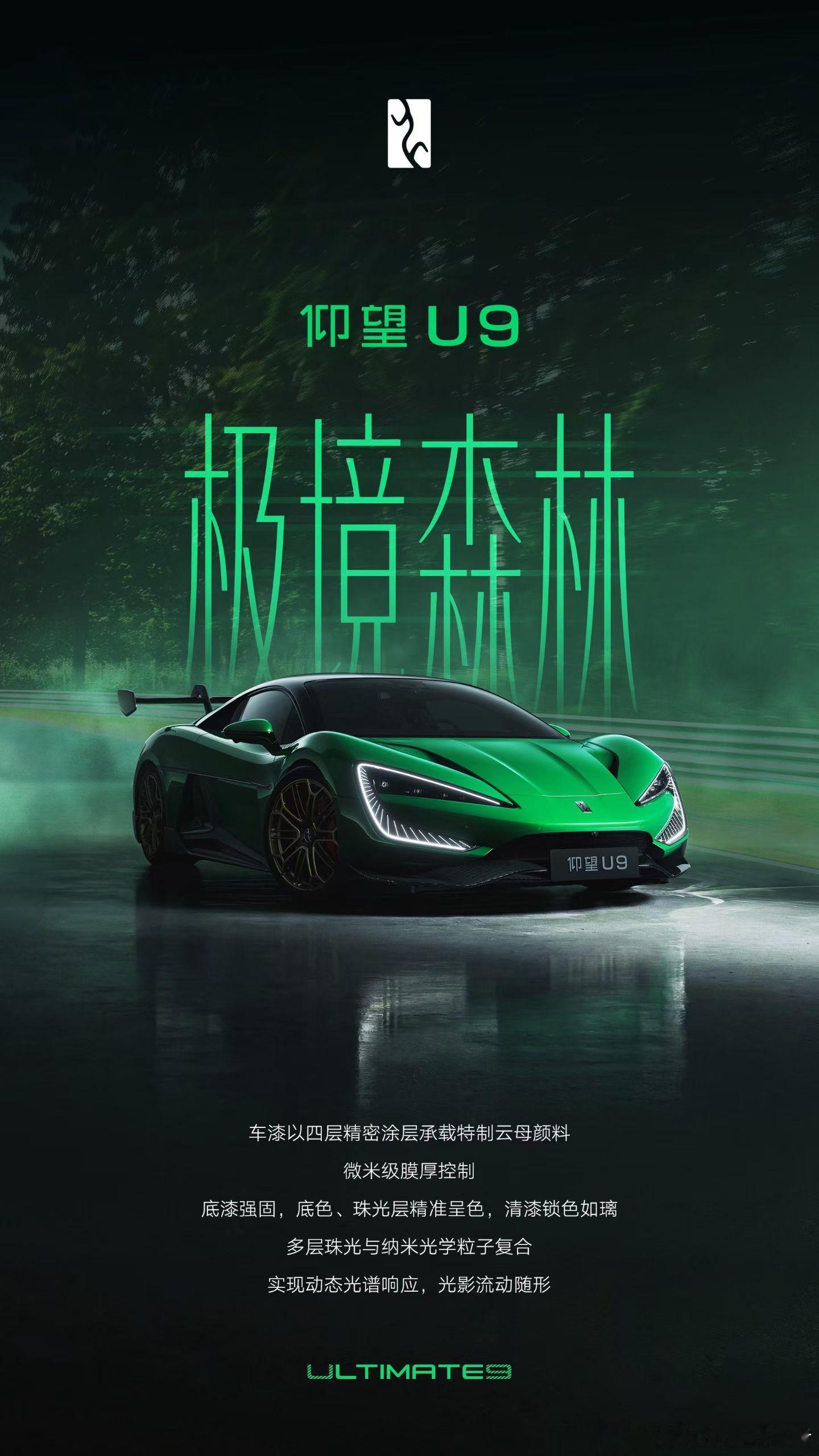 「极境森林」静如深林，动似流光致敬仰望U9 Xtreme代表中国汽车突破纽北电车