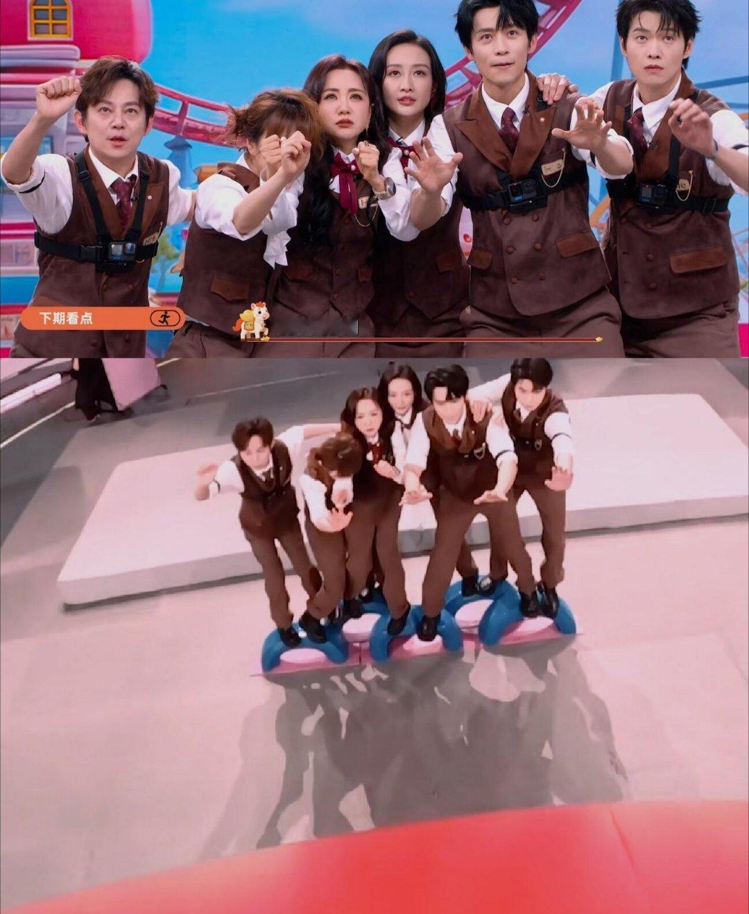 画面真有“狂风暴雨我们也会撑住这个家”的感觉温柔的大家，互相支撑彼此形成了一个温