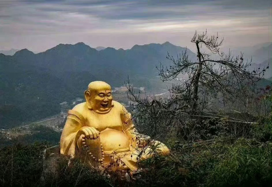 晚上刷到乐山大佛不要无视，很灵的[祈禱] ​​​