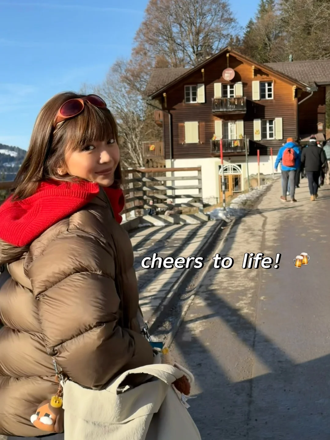 在阿尔卑斯山感受到广阔的生命状态