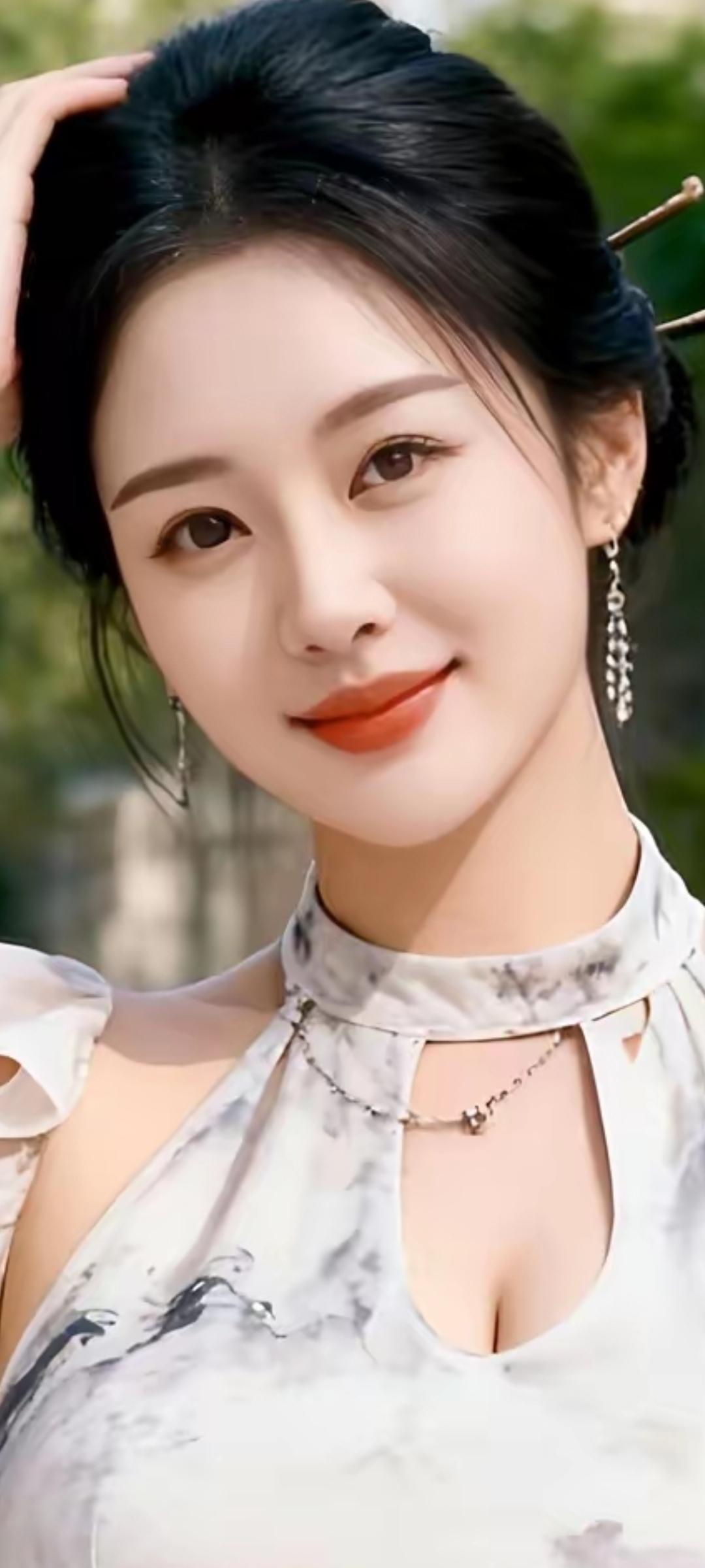 优雅气质，复古风穿搭，自然光下的美丽瞬间