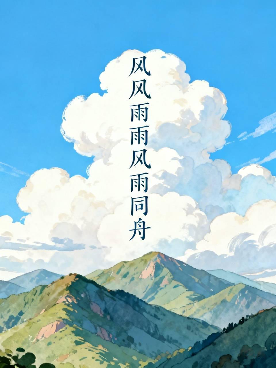 对联这玩意儿，在咱传统文化里那可是相当耀眼。就说“风风雨雨风雨同舟”这个下联，让