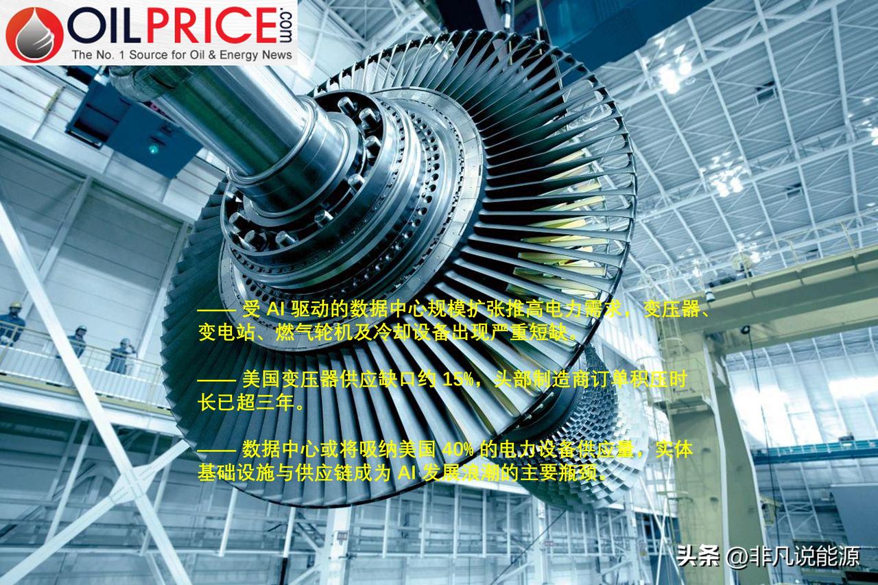 AI 数据中心热潮将美国电力设备逼至极限

大型科技企业正为人工智能押注数万亿美