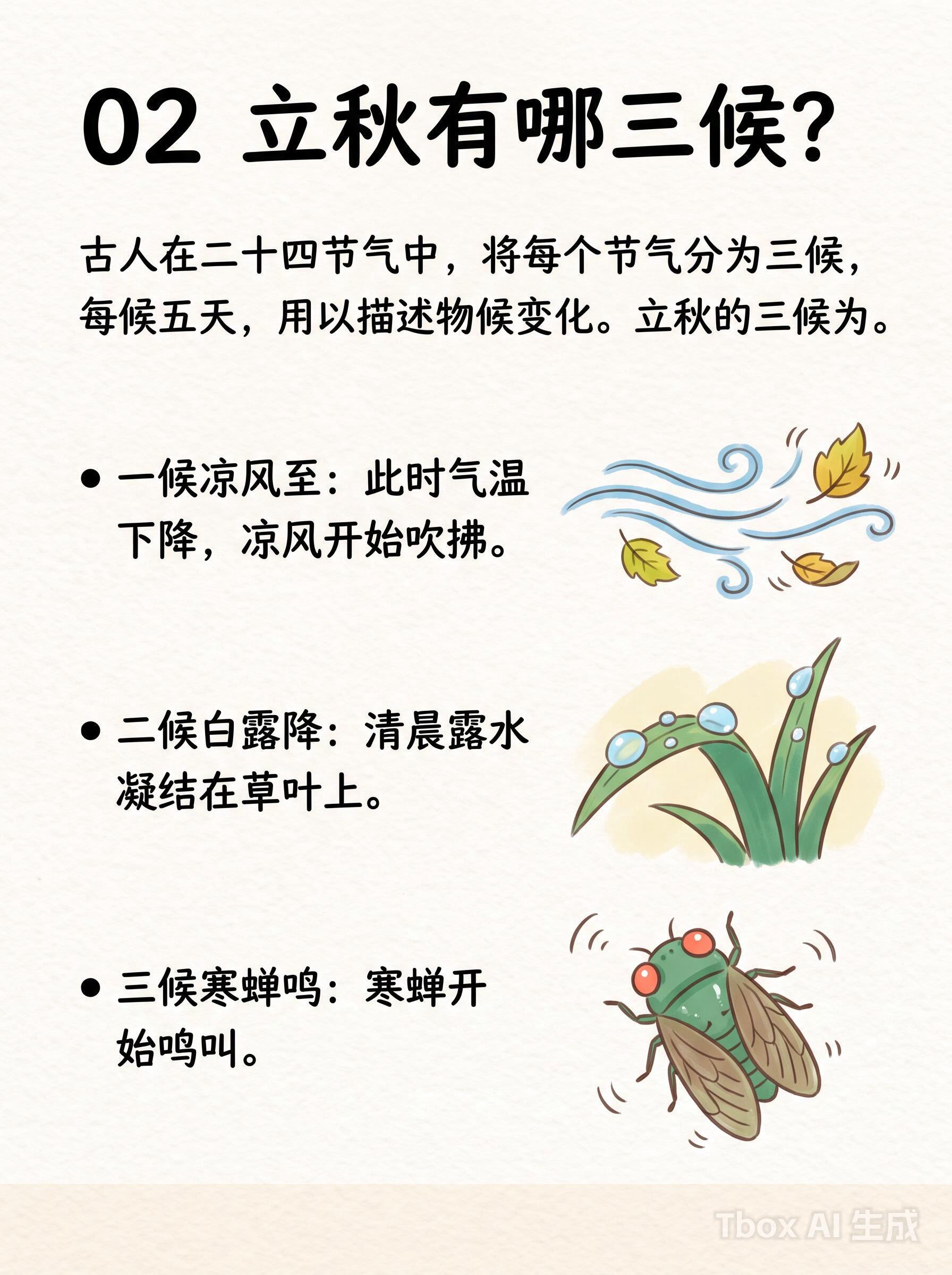 关于立秋的节气知识 