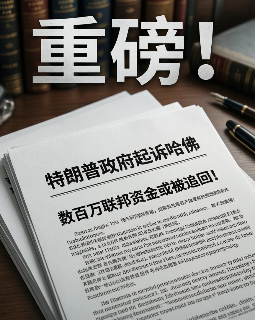 特朗普政府把哈佛告了，数百万联邦资金可能打水漂

3月20日，特朗普政府一纸诉状