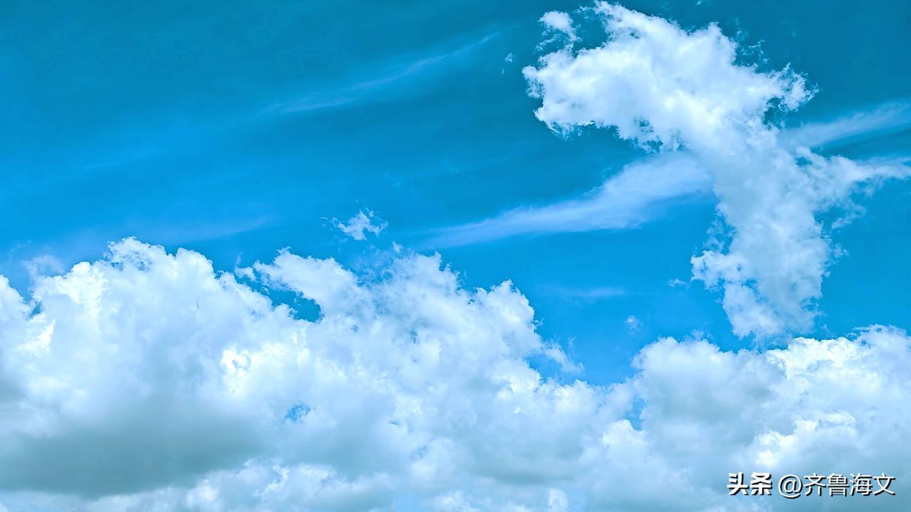 分享一下你随手拍下的照片蓝天白云