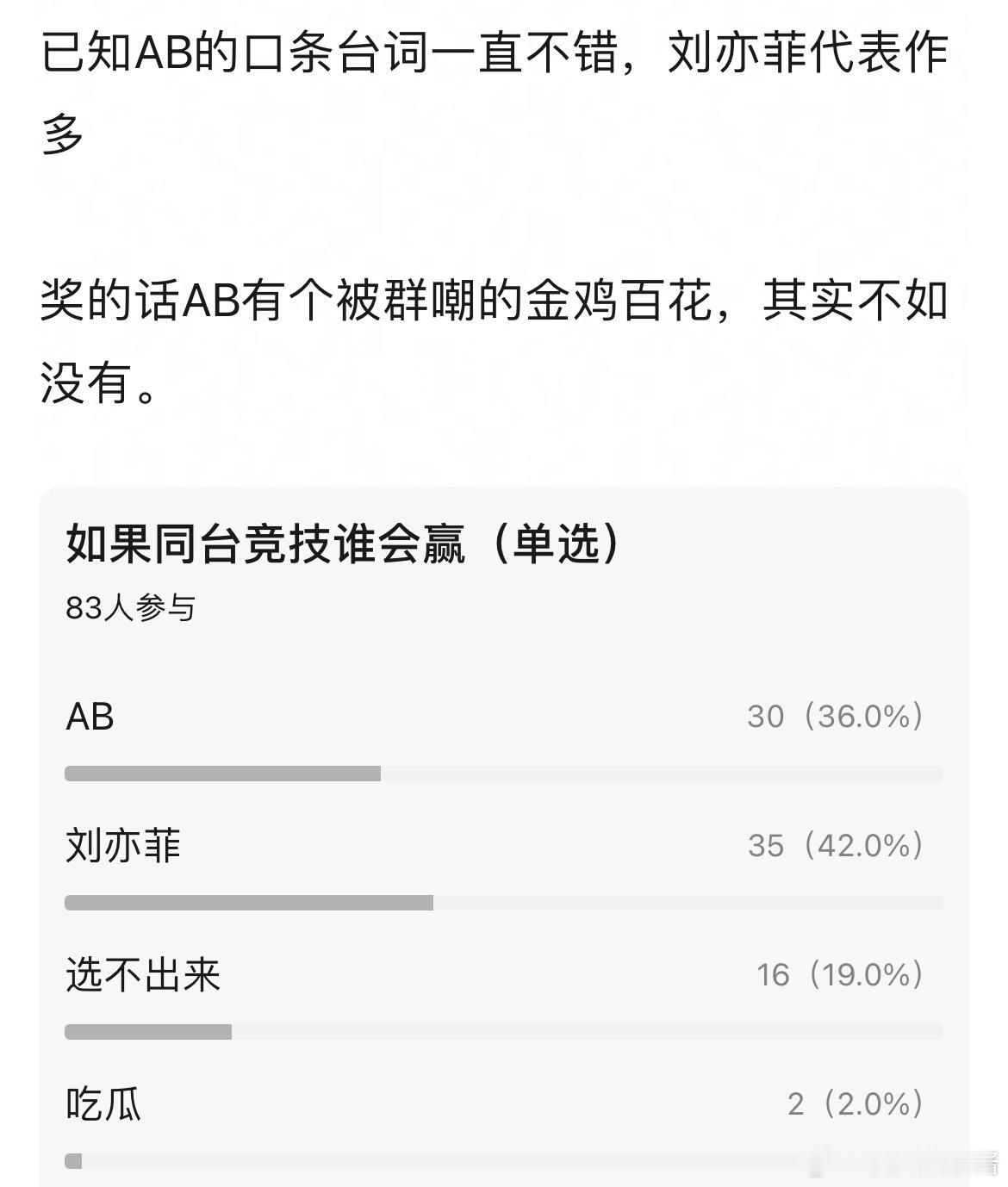 杨颖和刘亦菲谁的演技更好，二人都是脸更出名 