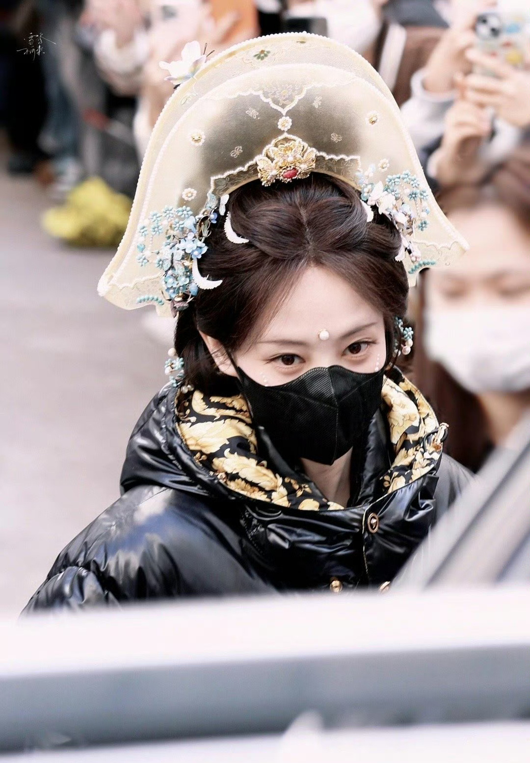 李一桐《金枝》陈雀儿今日出妆路透，好美！ 