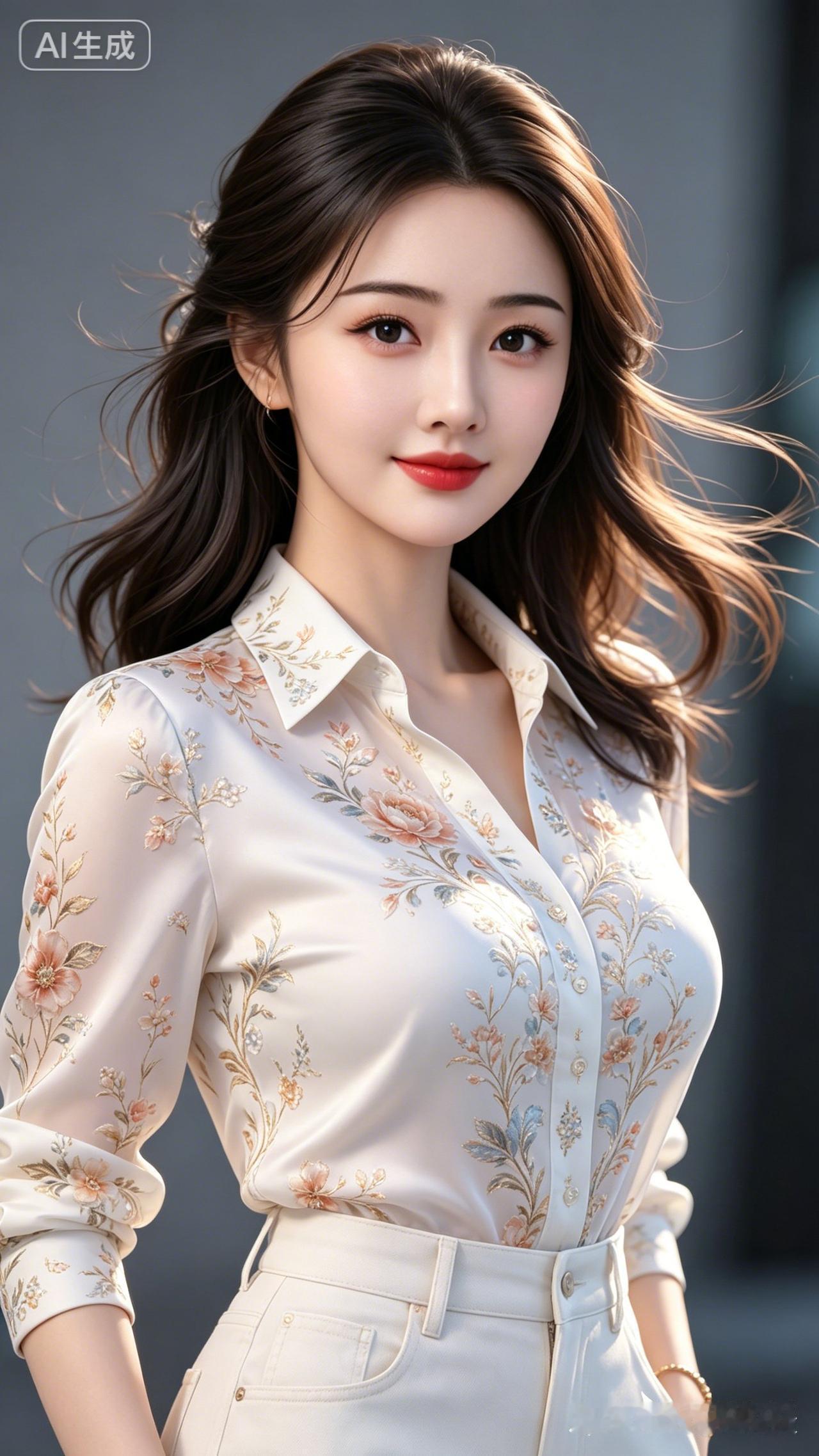 温柔甜美的花朵衬衫，尽显优雅气质！
