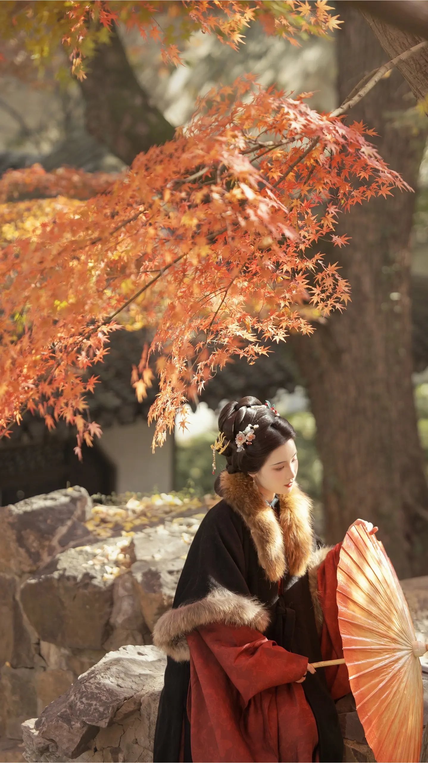 “此去经年，山长水阔”。出镜：金儿 秋天快到啦～去年在苏州拍的发一发 氛围感