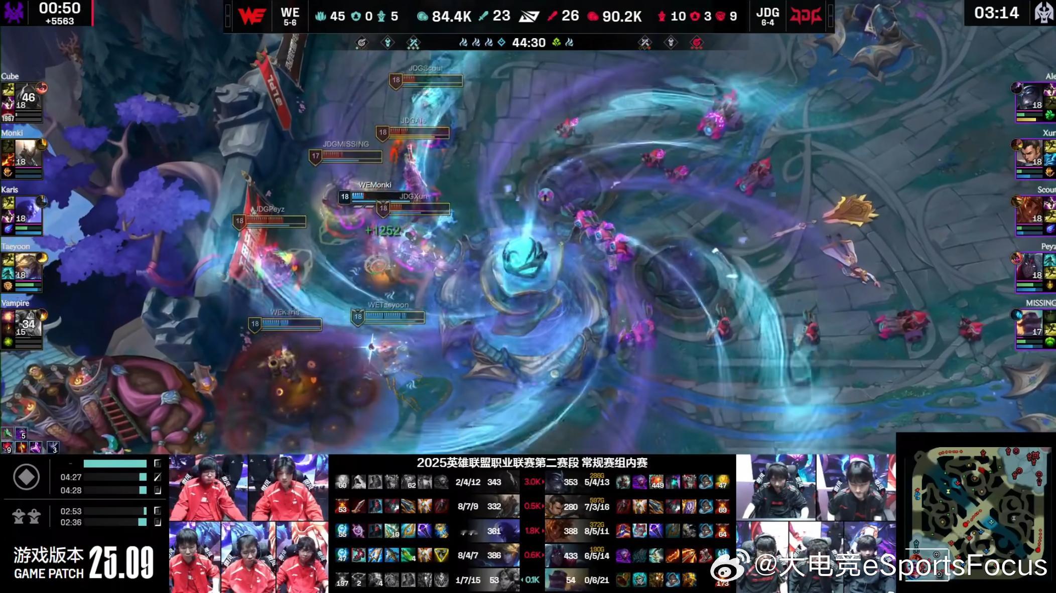 【2025LPL第二赛段 JDG 1-0 WE】恭喜JDG先下一城JDG对战WE