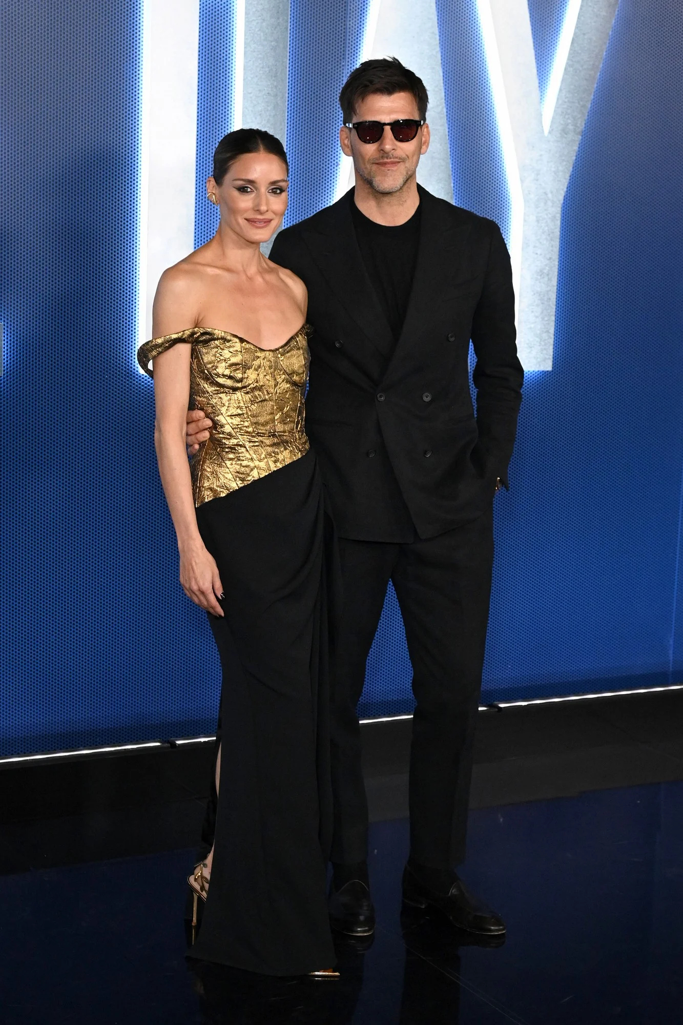 Olivia Palermo 和丈夫Johannes Huebl 8日纽约 电影