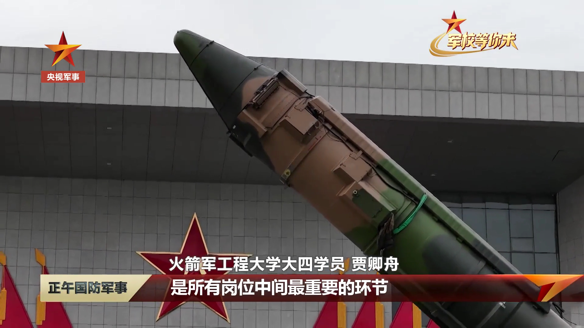 “航母杀手”在校园火箭军工程大学东风-21C教具烽火问鼎计划东风快递