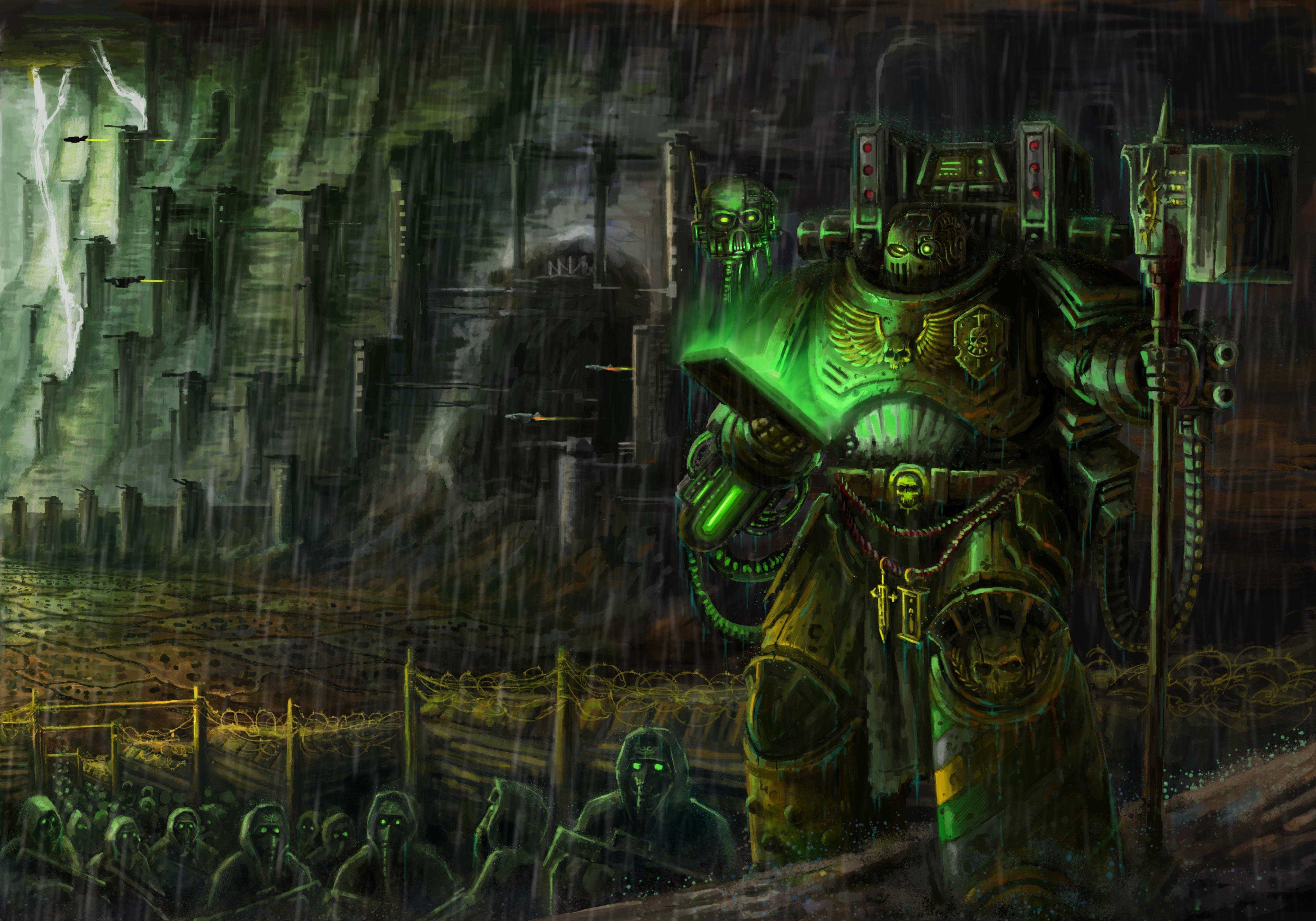 战锤40k 砂砾与泥沼by niellustrate 