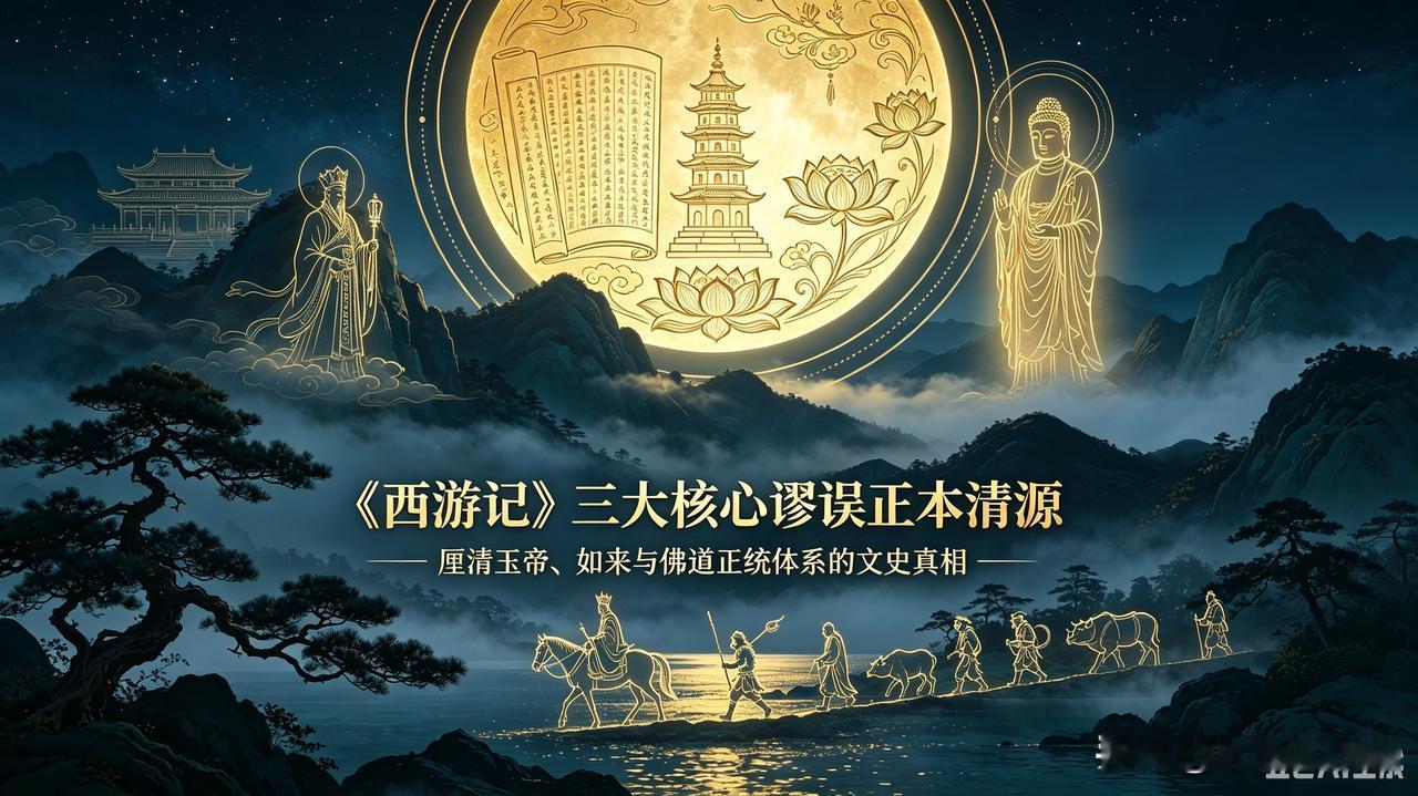 《西游记》三大核心谬误正本清源：彻底分清玉帝、如来、佛道体系的真实等级
 
数百