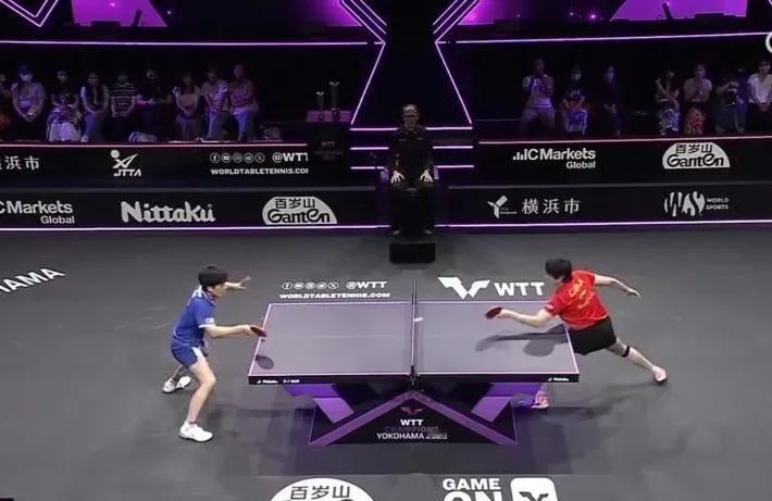 一个月前的美国大满贯，王楚钦4-0横扫了张本智和，今天，张本智和给还了回来，打了