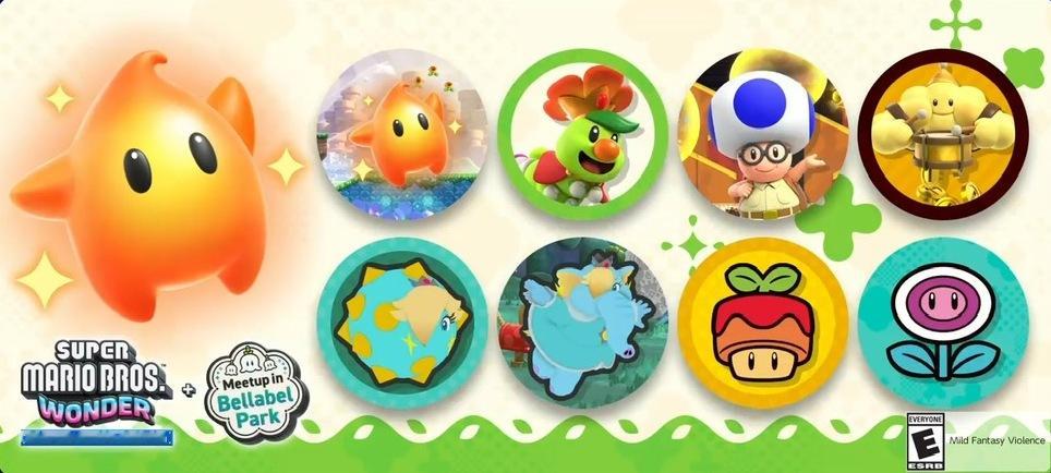 【《超级马力欧兄弟惊奇》NSO会员头像上新】NSO会员头像兑换素材迎来更新，《超