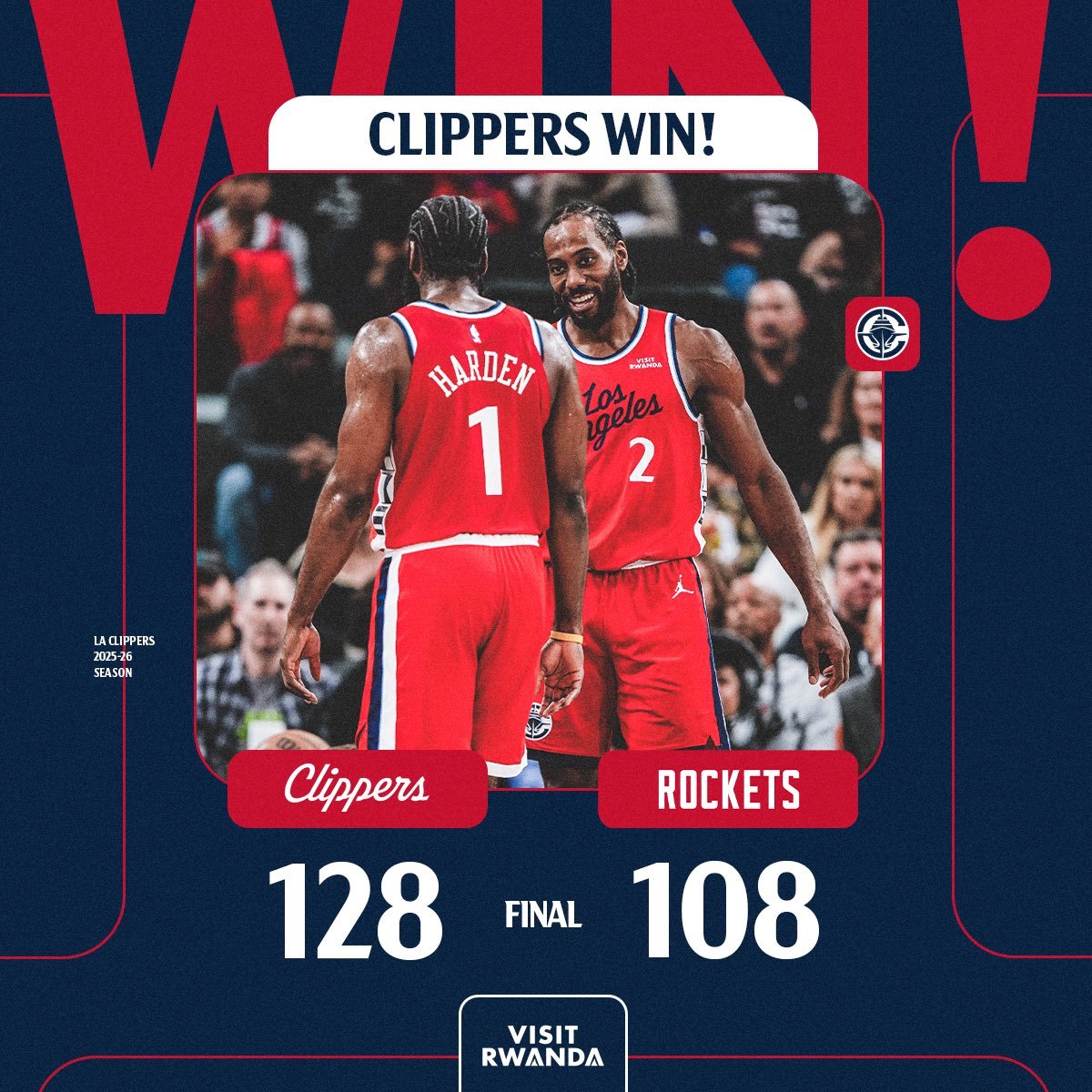 想都不敢想，两连胜…今天的快船投出了赛季最好的三分球，篮板上也只比火箭少了不到十