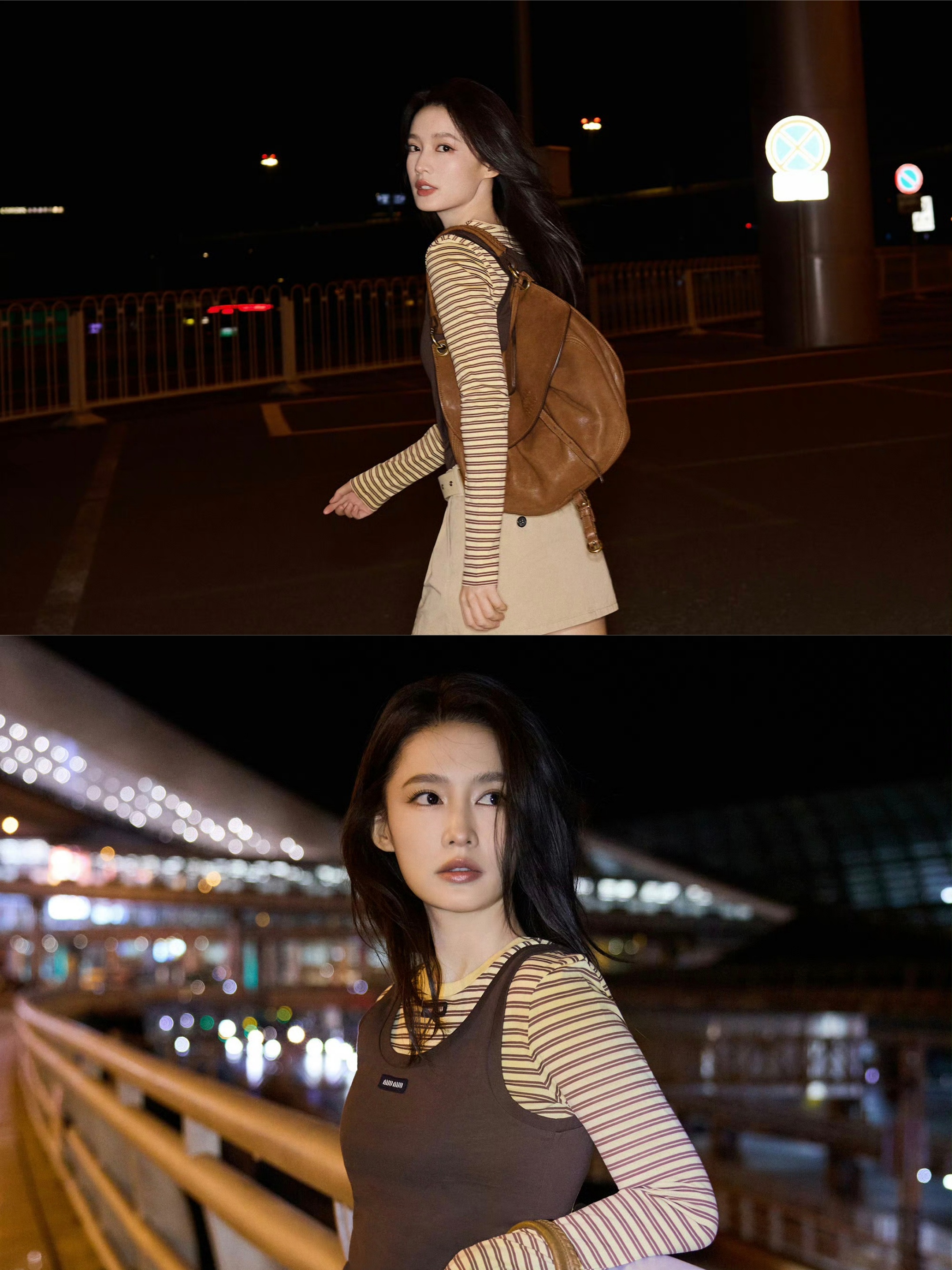 李沁miumiu真的好好看啊，好清冷的气质，真的好美，期待李沁时装周的表现，期待