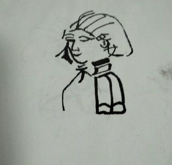 〔看图猜字〕
图中画面真的美；
画中美女隐藏字；
仔细琢磨再分析；
全网猜对没几