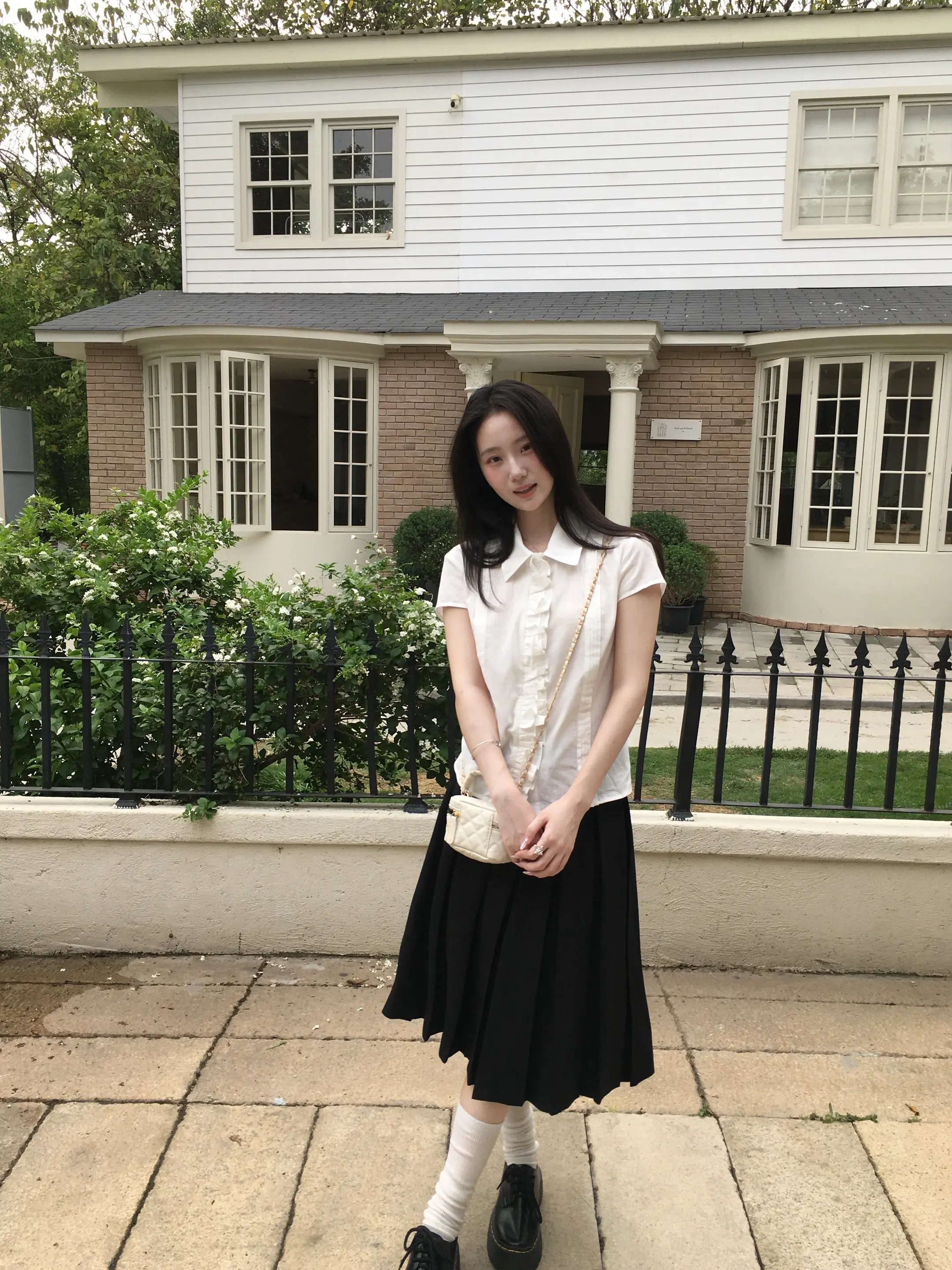 淡颜韩女一周穿搭合集📒。