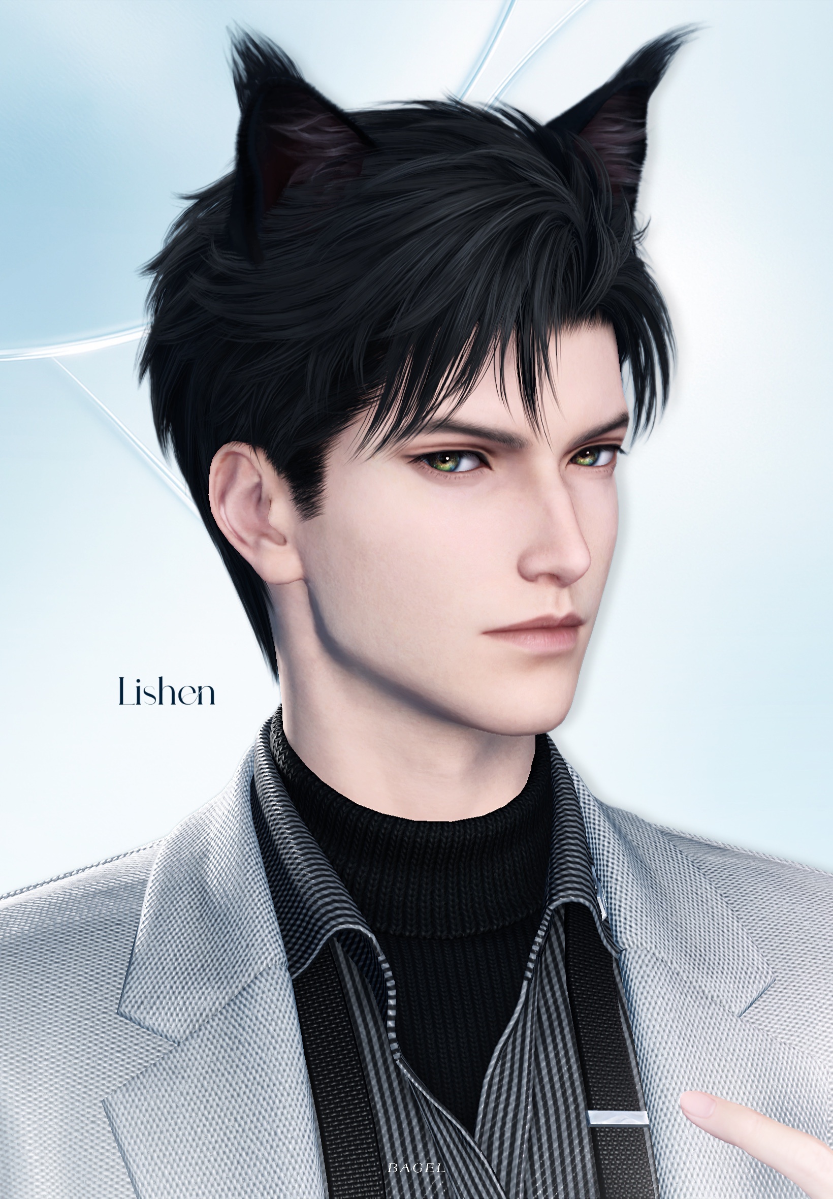 黎深 黎…猫猫教授🥺🫳🏻摸摸耳朵… ​​​