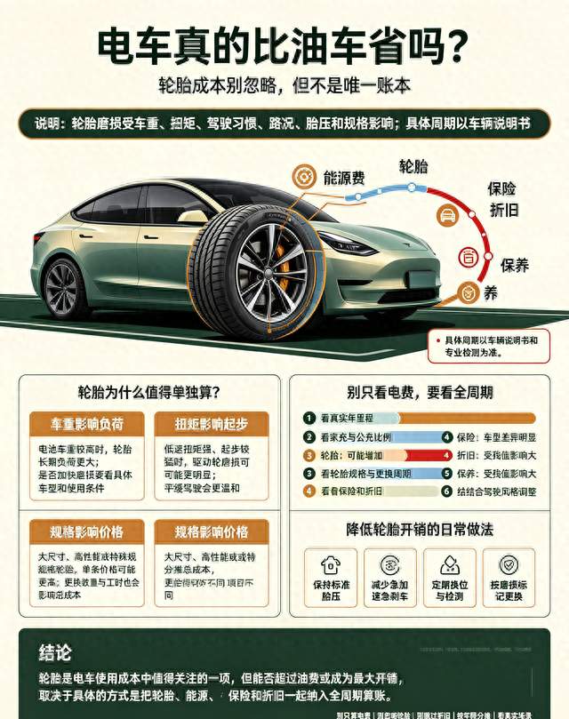 电费比油费贵？买了电车才知道，最烧钱的其实是四个车轱辘！
