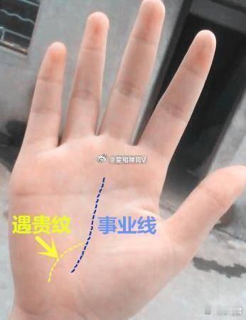 你手上有遇贵纹如果在事业线的旁边有一条曲折的小线，并且有事业线相交，那么这这条线